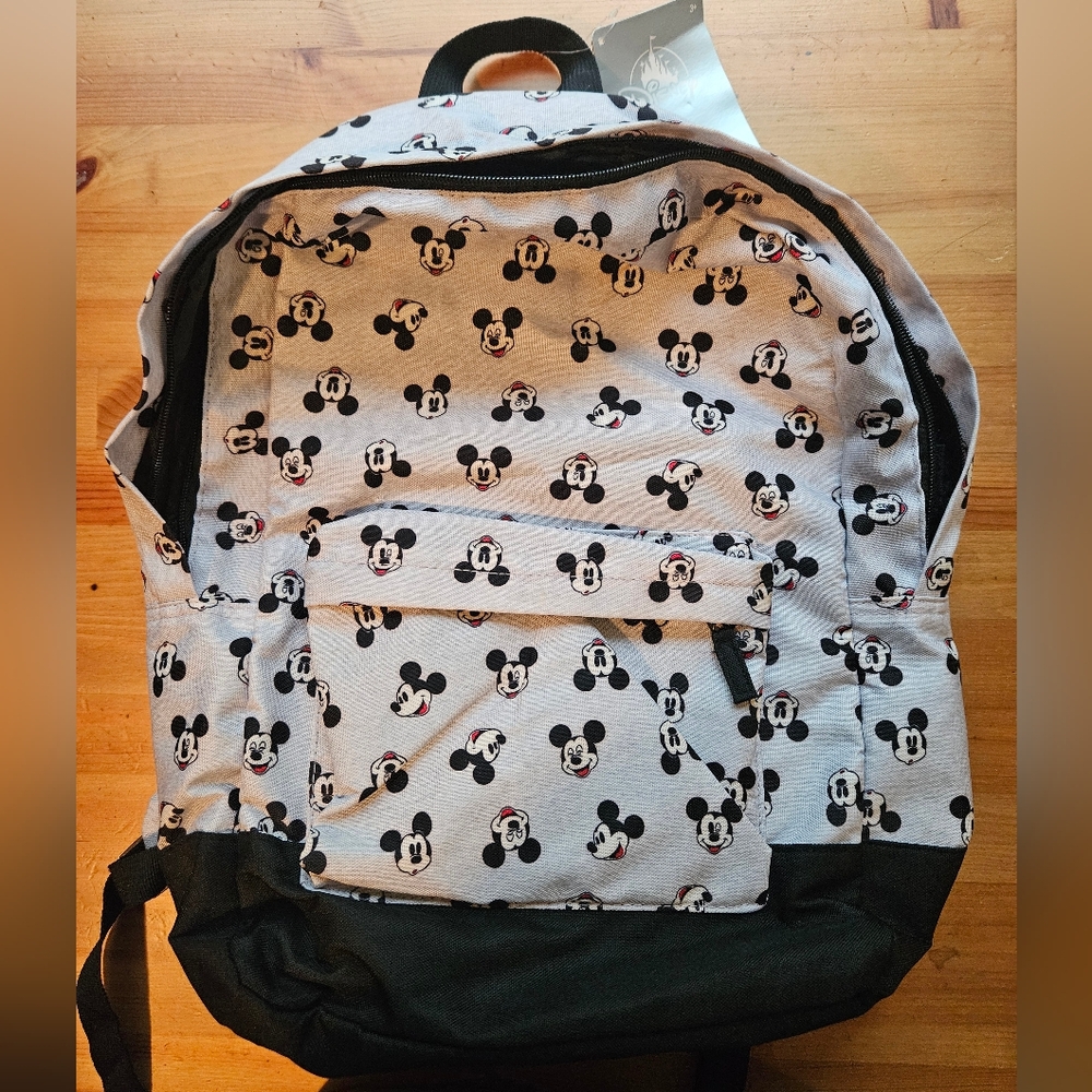 Mickey Mouse Patterned Backpack